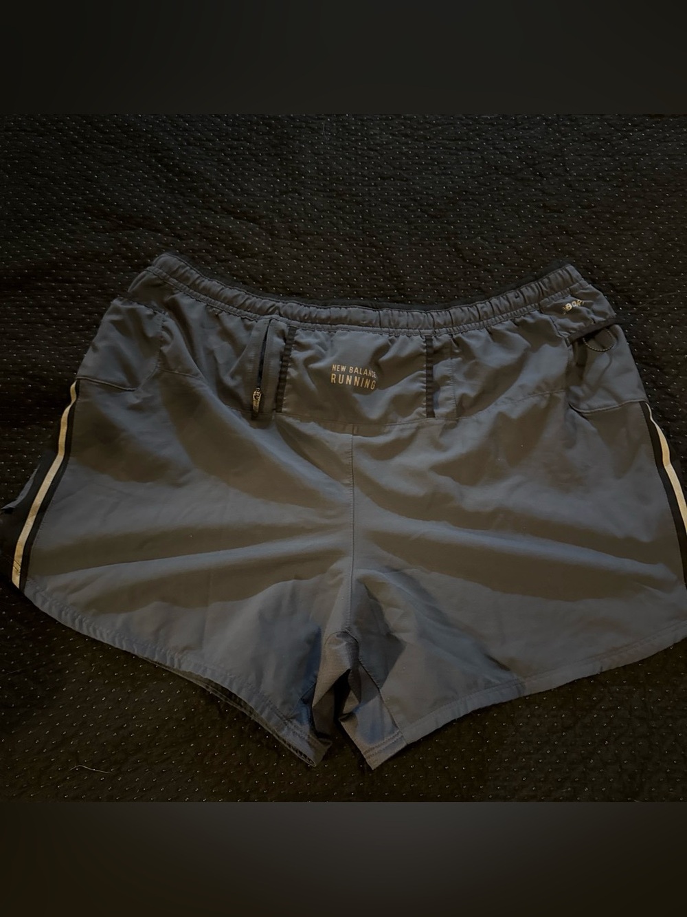 New Balance Women's Grey Athletic Running Shorts - Picture 4 of 4